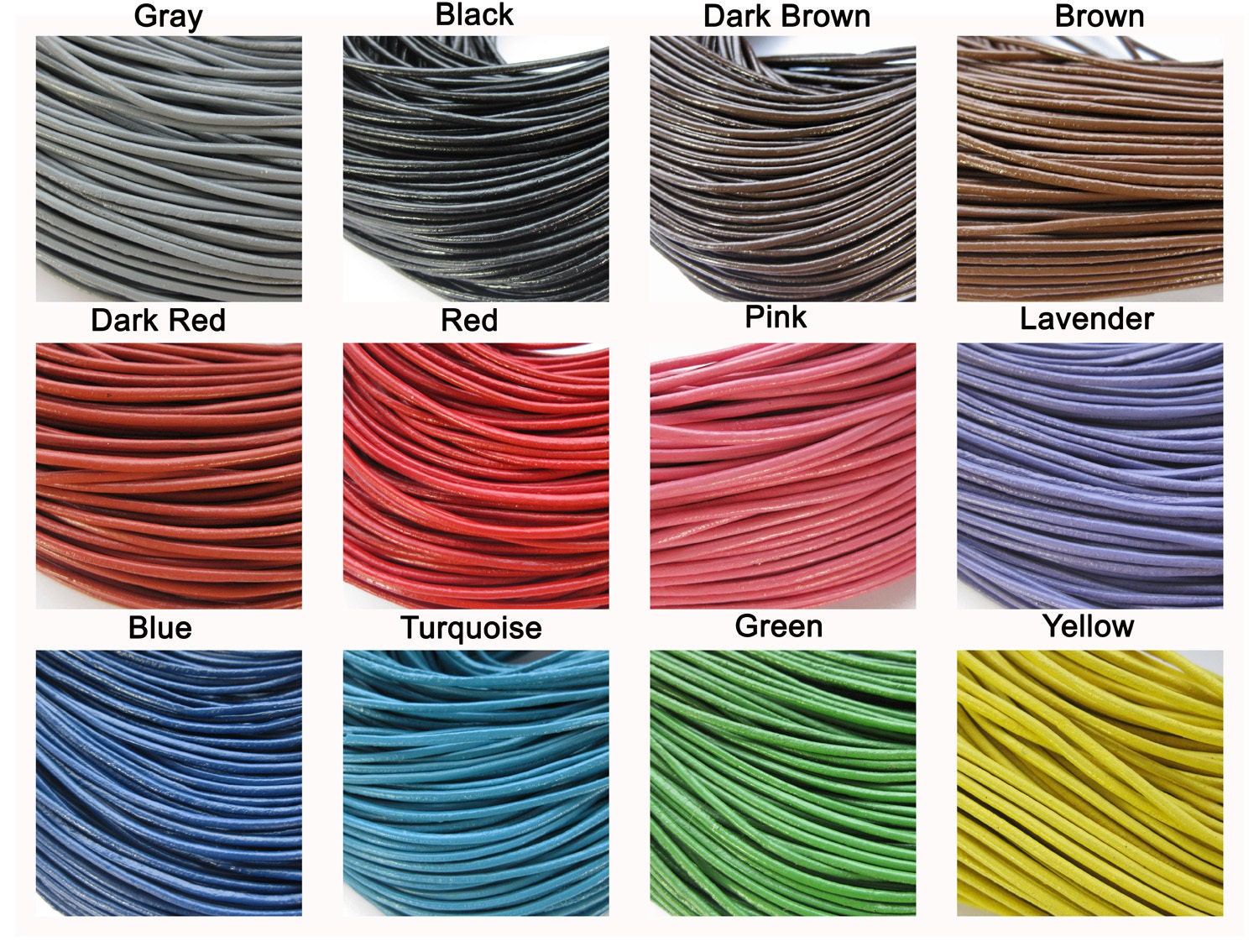 1 mm Cowhide Leather Cord Cord for Jewelry & Crafts You Choose Etsy