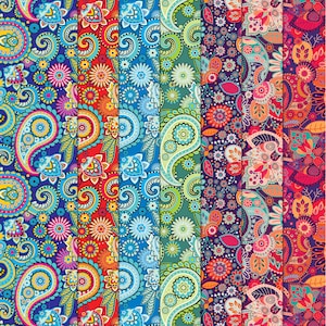 Embossi Printboard -  Bright Paisley 1885-1891 - 12"x20" 1/8" MDF for Glowforge / Laser Cutting Crafts