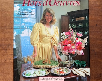 Vintage 1984 Martha Stewart hors d’Oeuvres cookbook