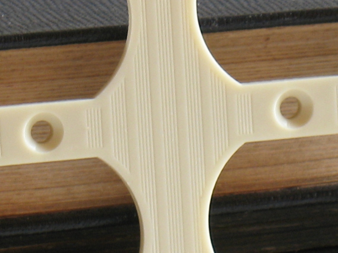 Vintage Bakelite Outlet Plate Covers / Ivory Cream Art Deco Double