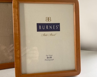 Vintage Burnes Teak picture frame for 8 x 10 photos 1990s