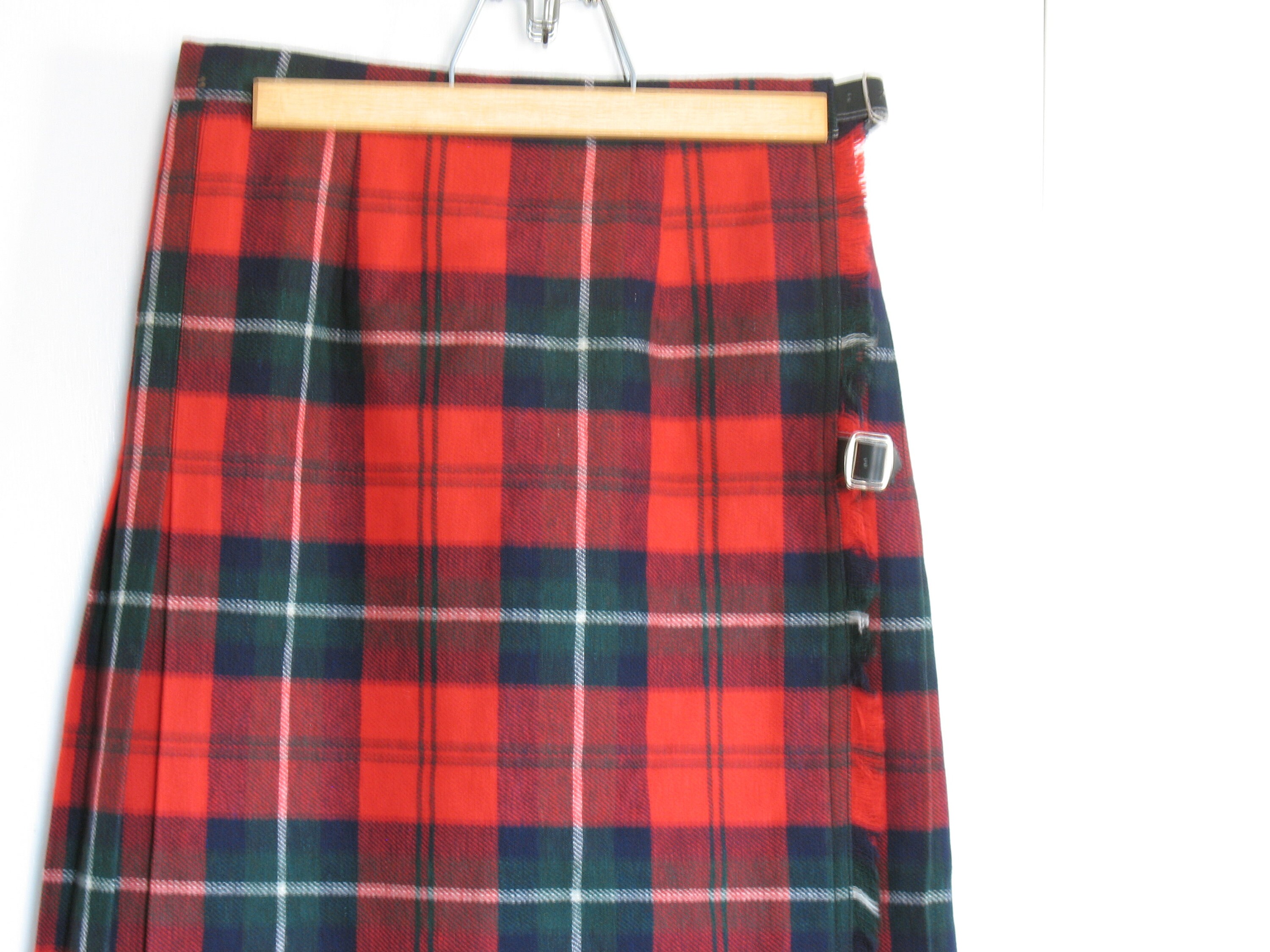 Vintage Strathmore Tartan Wool Kilt Girls 14 / Scottish Wool Etsy