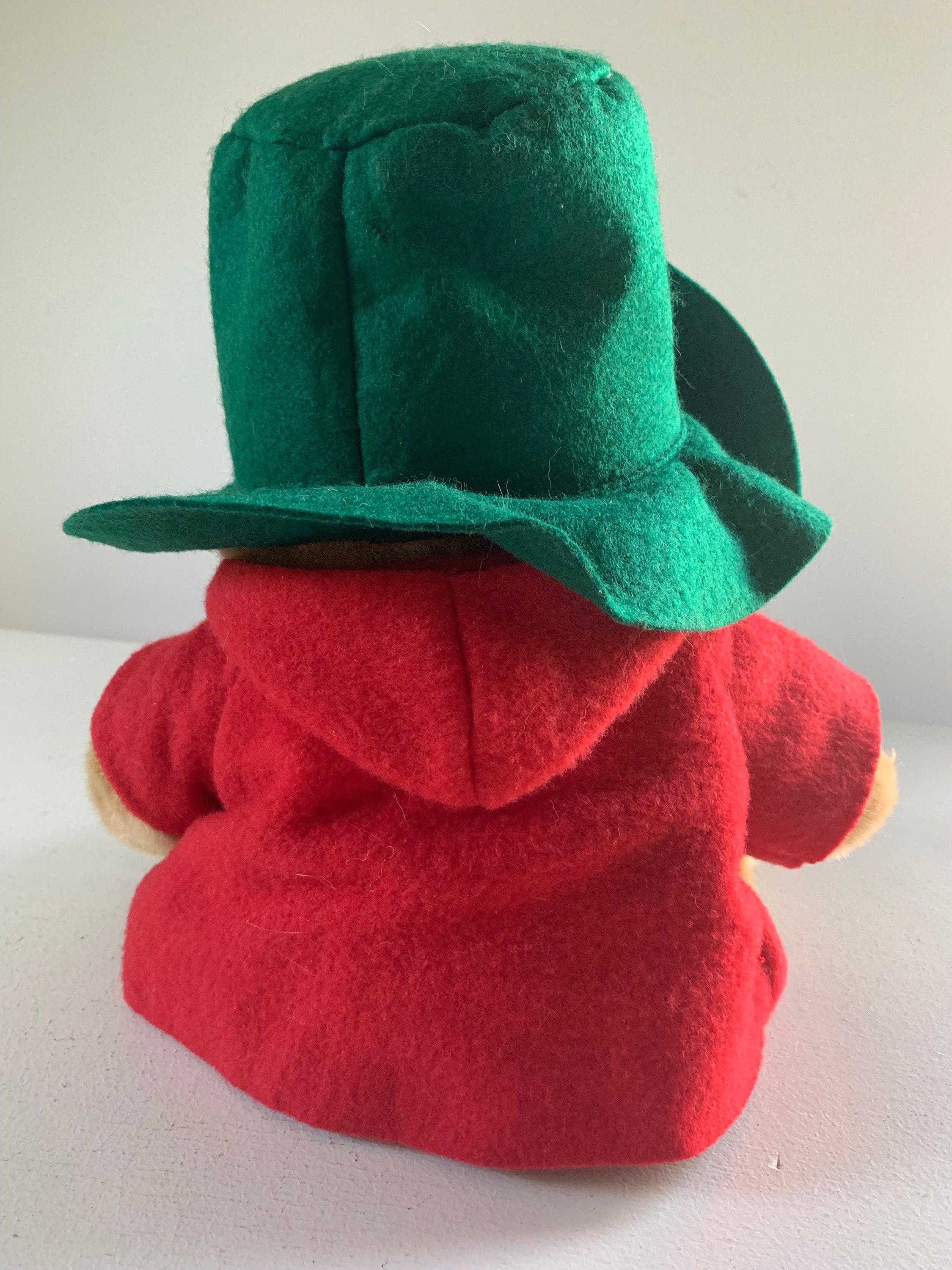 1980年代 ヴィンテージ パティンドンベア Eden Toys社製 Vintage Paddington Bear / Eden Toys for Macys / Red and Green