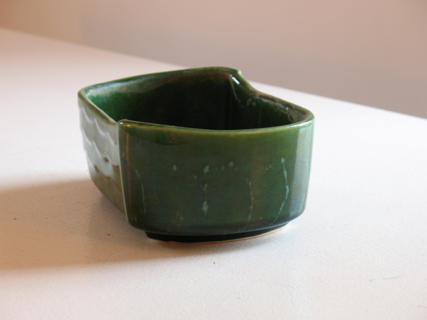 Vintage Green Ceramic Planter / Mid Century Emerald UPCO USA - Etsy