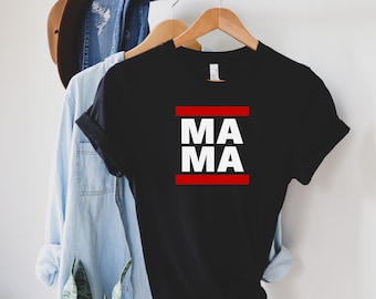 Hip Hop Inspired Tee | 80s Hip Hop Tshirt | Rap Mama | 80s Mom | Motherhood | Gift for Mom