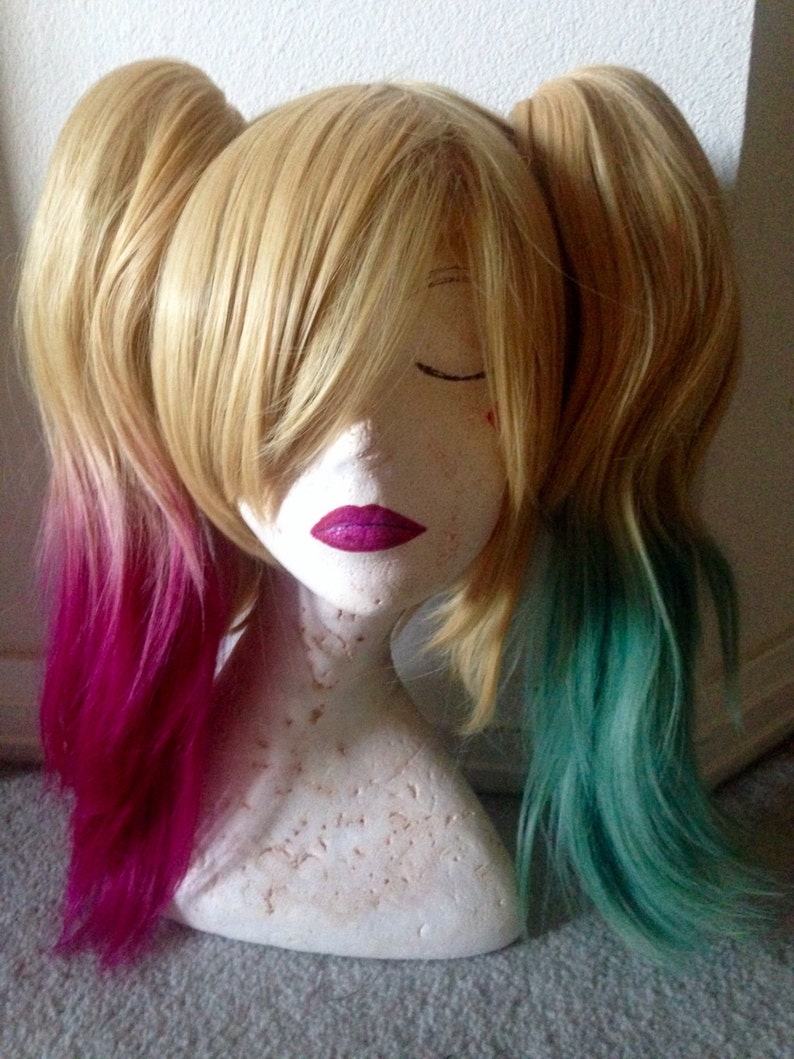 Harley Quinn Wig DC Comics Suicide Squad Bombshells Arkham Etsy Harley Quinn Wig DC Comics Suicide Squad Bombshells Arkham Etsy