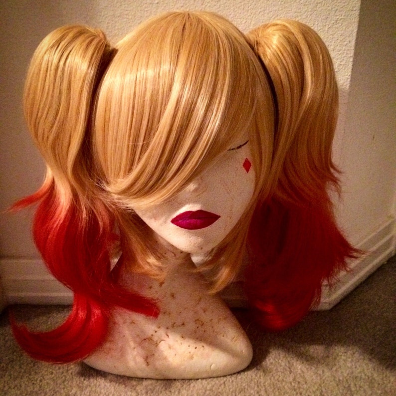 Harley Quinn Wig DC Comics Suicide Squad Bombshells Arkham Etsy Harley Quinn Wig DC Comics Suicide Squad Bombshells Arkham Etsy