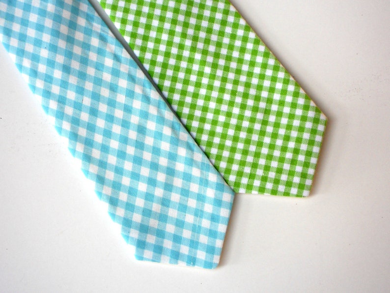Gingham necktie pink necktie for boys baby tie toddler ring bearer clothes lavender boys tie ring bearer outfit boys wedding outfit
