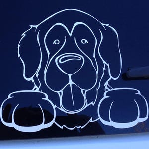 Personalisierte Aufkleber Hund Fenster Sticker