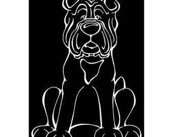 Cane Corso Decal Dog