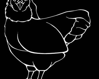 Eggers Chicken Decal