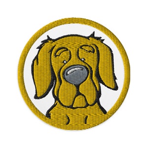 Golden Retriever Embroidered patches