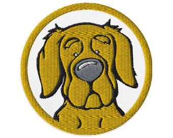 Golden Retriever Embroidered patches
