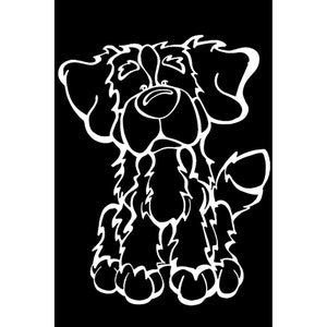 Berner sennenhond sticker hond raamsticker
