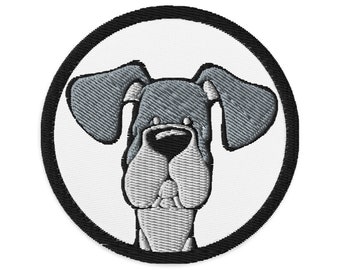 Great Dane Embroidered patches