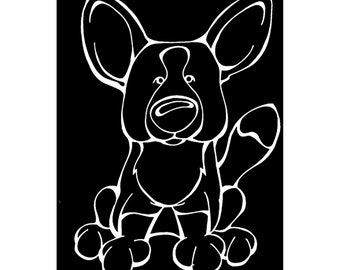 Cardigan Welsh Corgi Decal Dog