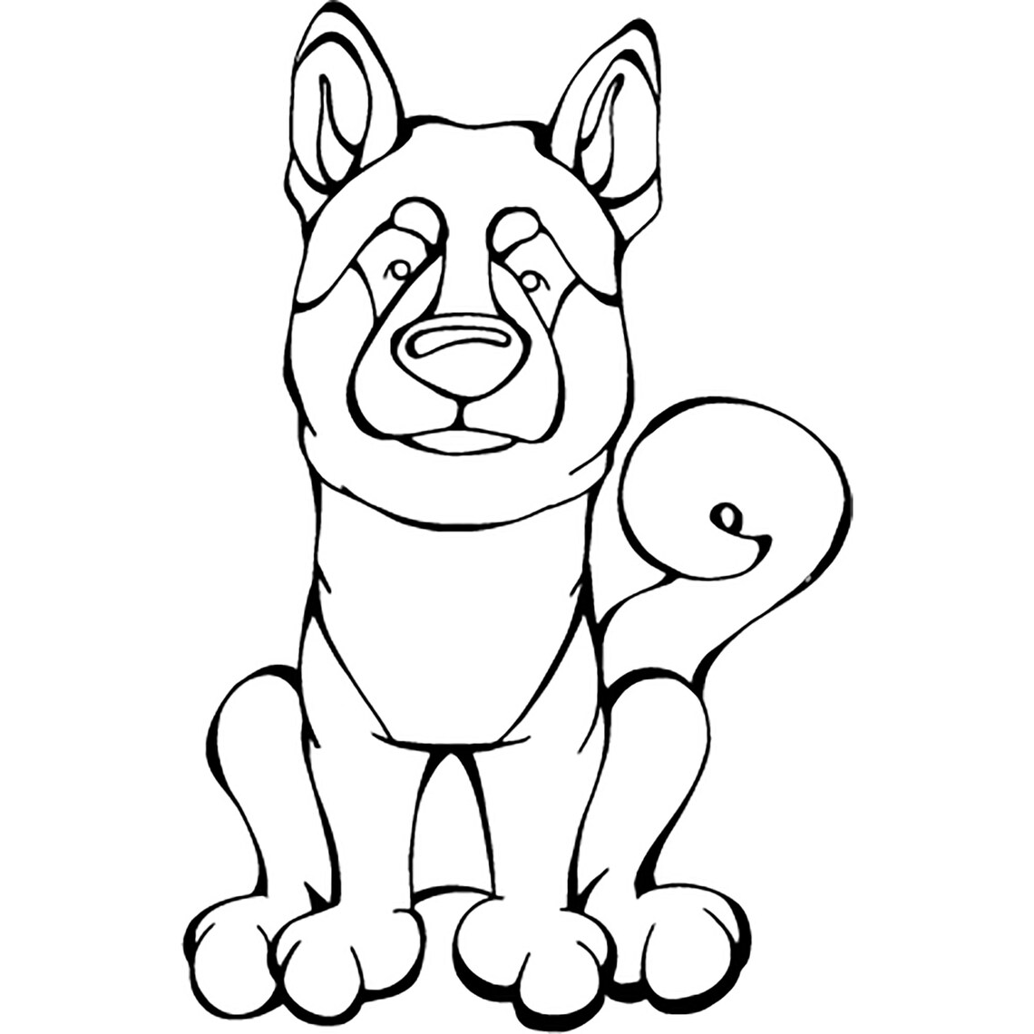 Shiba Inu Decal Dog | Etsy