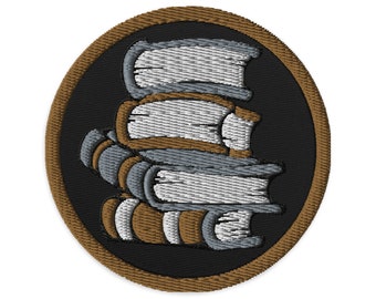 books - Embroidered patches