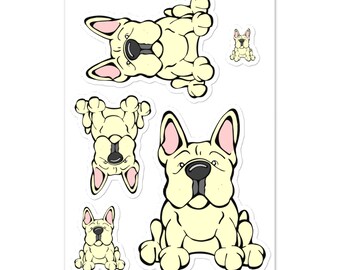 French Bulldog Sticker sheet