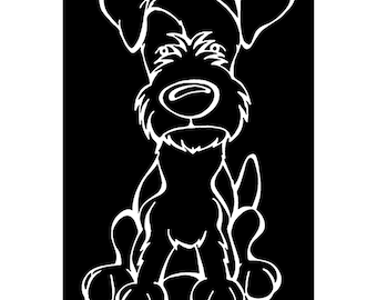 Parson Russell Terrier Decal Dog