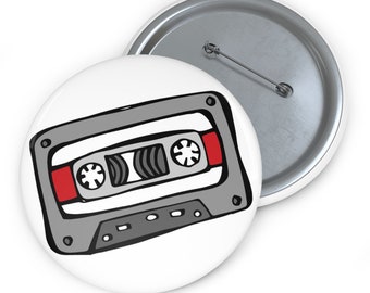 Mixtape Pin Buttons