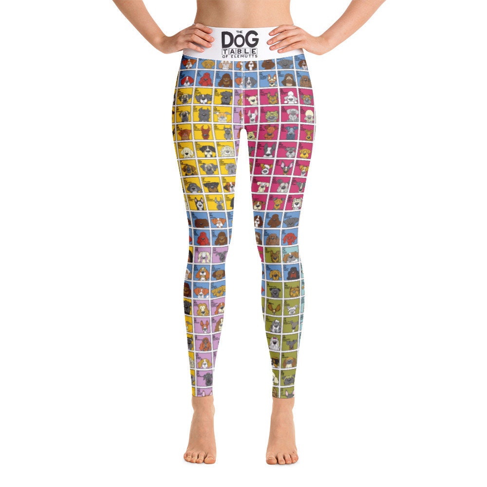 Discover Periodic Table of Dogs Yoga Leggings