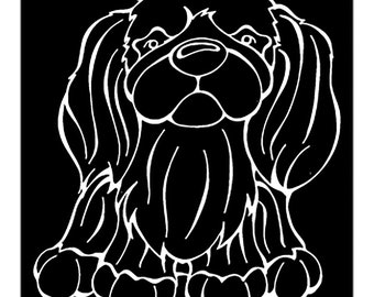 Pekingese Decal Dog