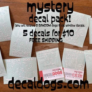 MYSTERY Decal Dog & Cat Packs, with FREE SHIPPING image 1