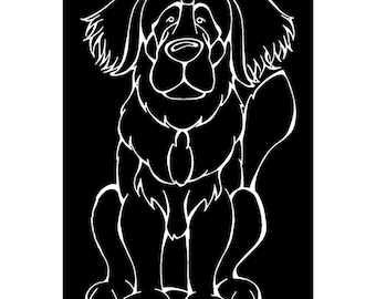 Leonberger Decal Dog