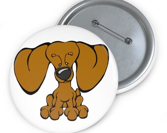 Dachshund Pin Buttons