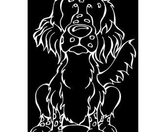 English Setter Decal Dog Window Sticker