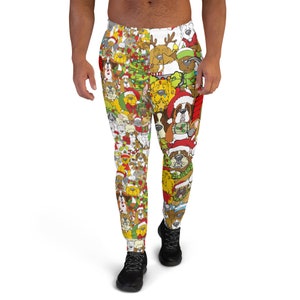 The Twelve Dogs of Christmas Men's Joggers image 1