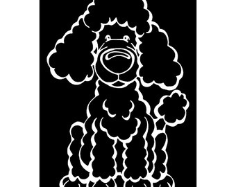 Toy Poodle Decal Dog