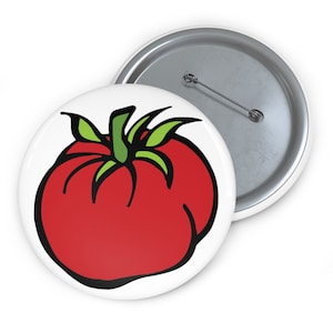 Tomato Pin Buttons
