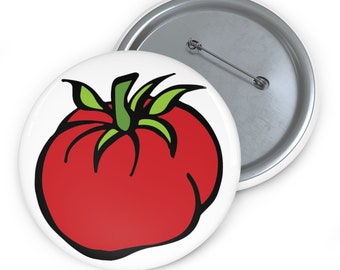 Tomato Pin Buttons