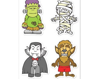 Monster Mash Sticker sheet