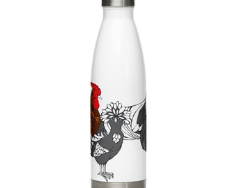 Some Chickens Stainless Steel Water Bottle