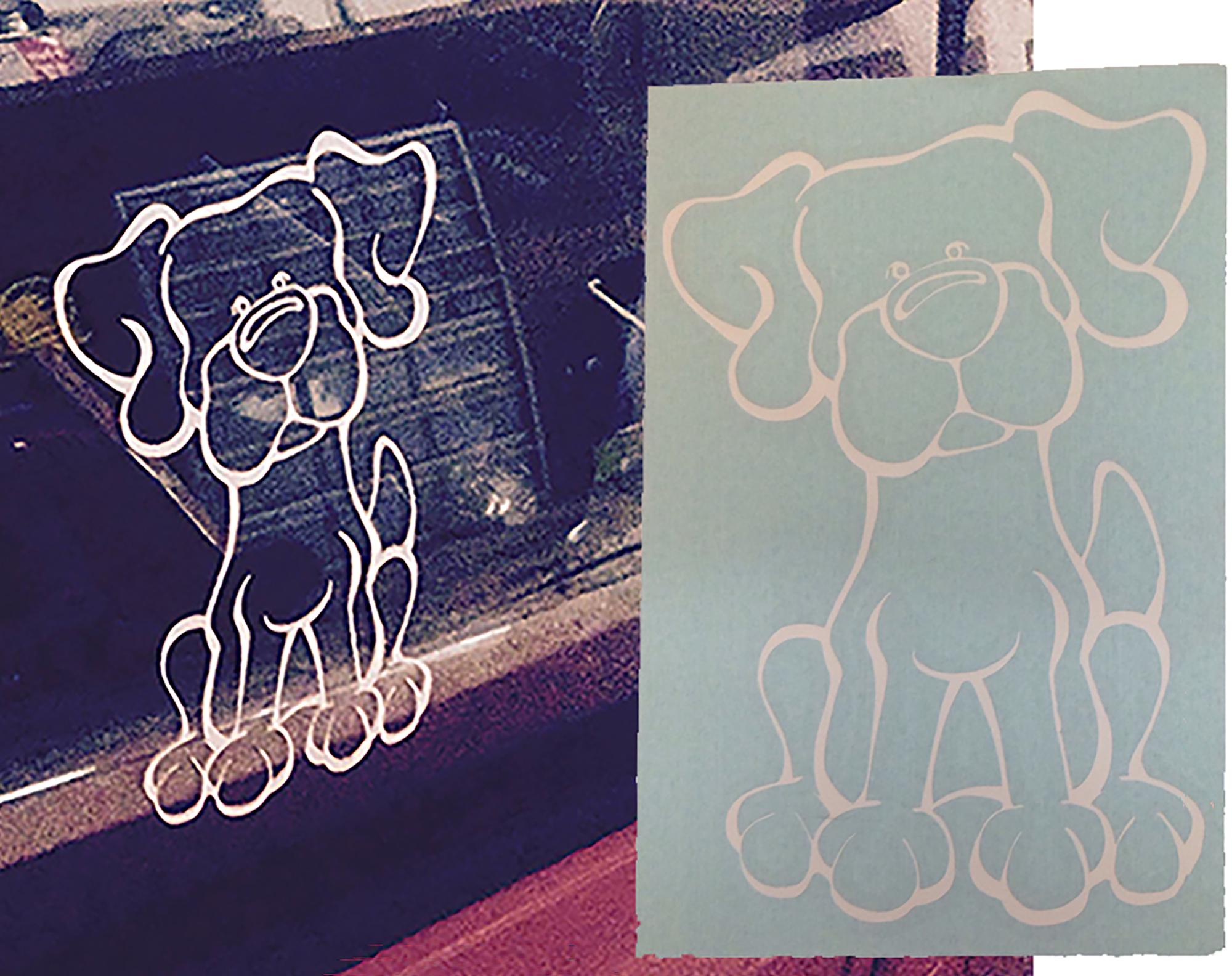 "I Love My Japanese Chin" Vinyl Car Window Decal - 5x4.75 Inch Dog Lover Sticker