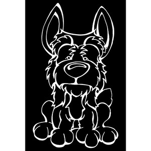 Australian Terrier Decal Dog Window Sticker