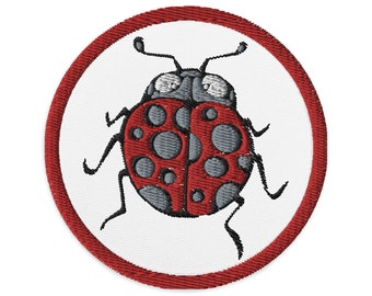 Ladybug Embroidered patches