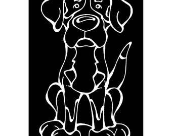 Greater Swiss Mountain Dog Decal Dog