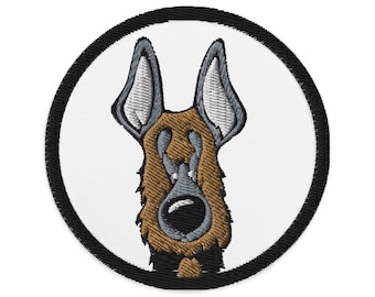 Schäferhund Gestickte Aufnäher