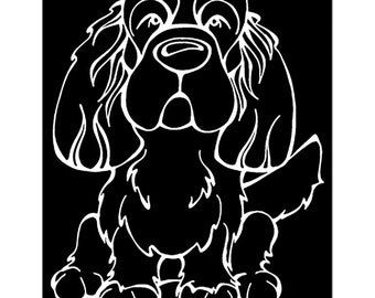 Sussex Spaniel Decal Dog