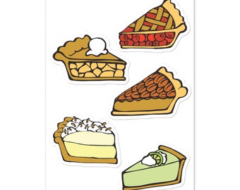 Pie Sticker sheet