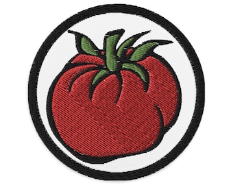 Tomato Embroidered patches