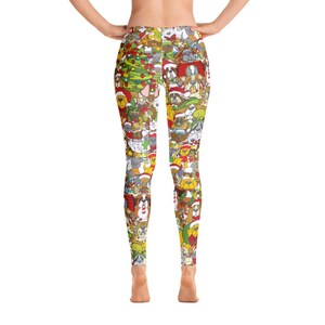 The Twelve Dogs of Christmas Leggings