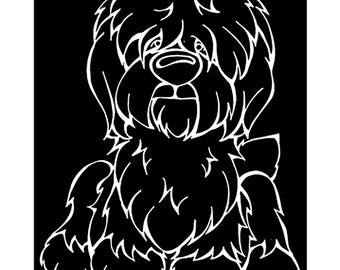 Old English Sheepdog Decal Dog