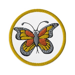 Butterfly Embroidered patches
