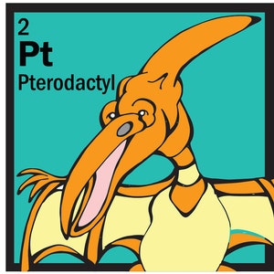 Periodic Table of Dinosaurs Poster image 6