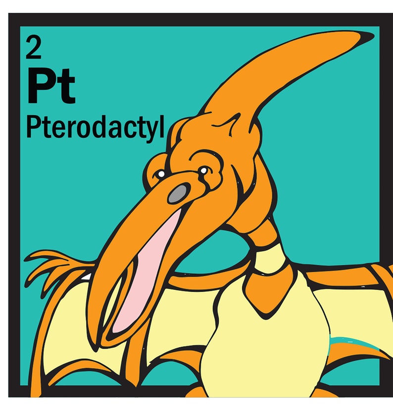 Periodic Table of Dinosaurs Poster image 6